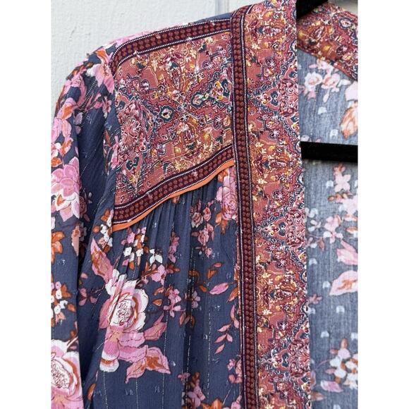 MATILDA JANE Women's NWT Just Imagine Olivia Floral Print Kimono- Size XS/S Boho - Picture 3 of 15